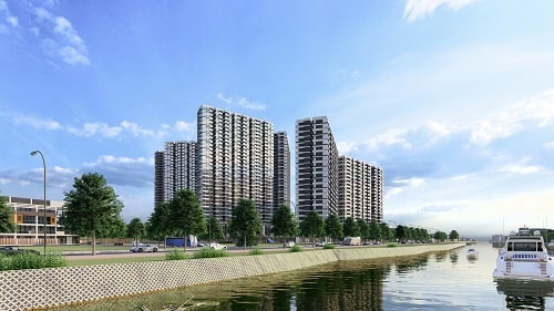 Tan Kien residential and residential social housing & commercial housing Hung Dien